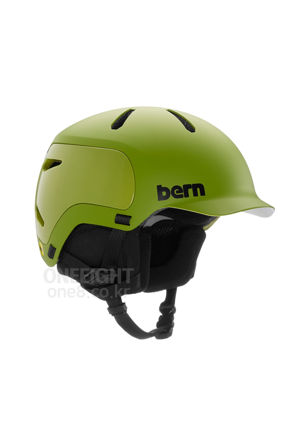 번/베른 헬멧 와츠 2.0 아시안핏 2122 BERN_WATTS 2.0_MATTE GREEN W/ BLACK LINER_DFBE101GR