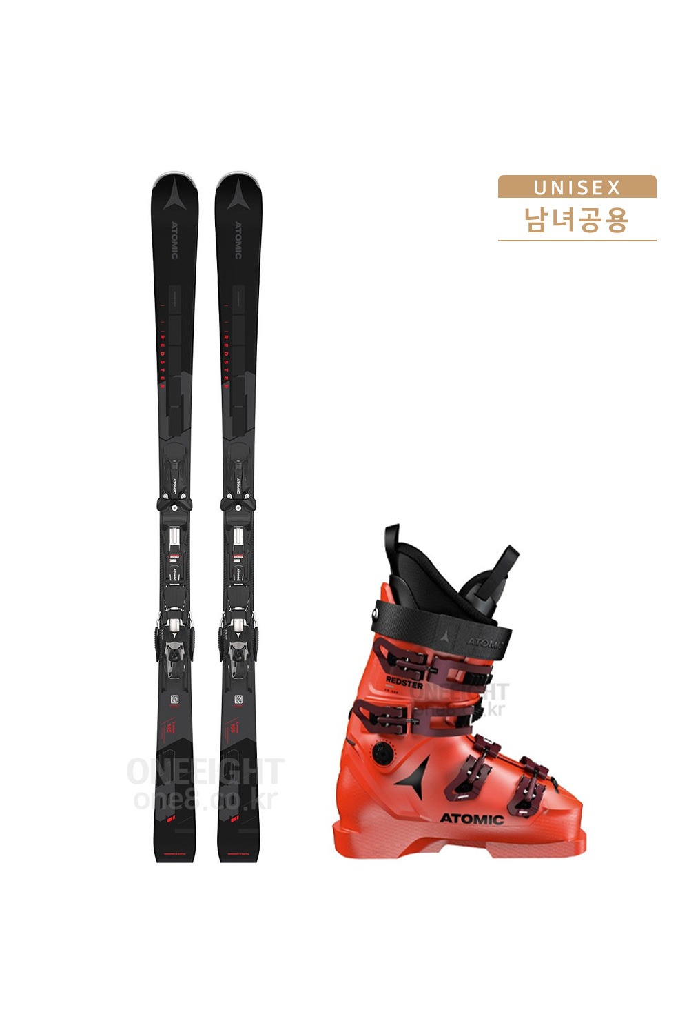 P015 아토믹 남녀공용 스키 세트
