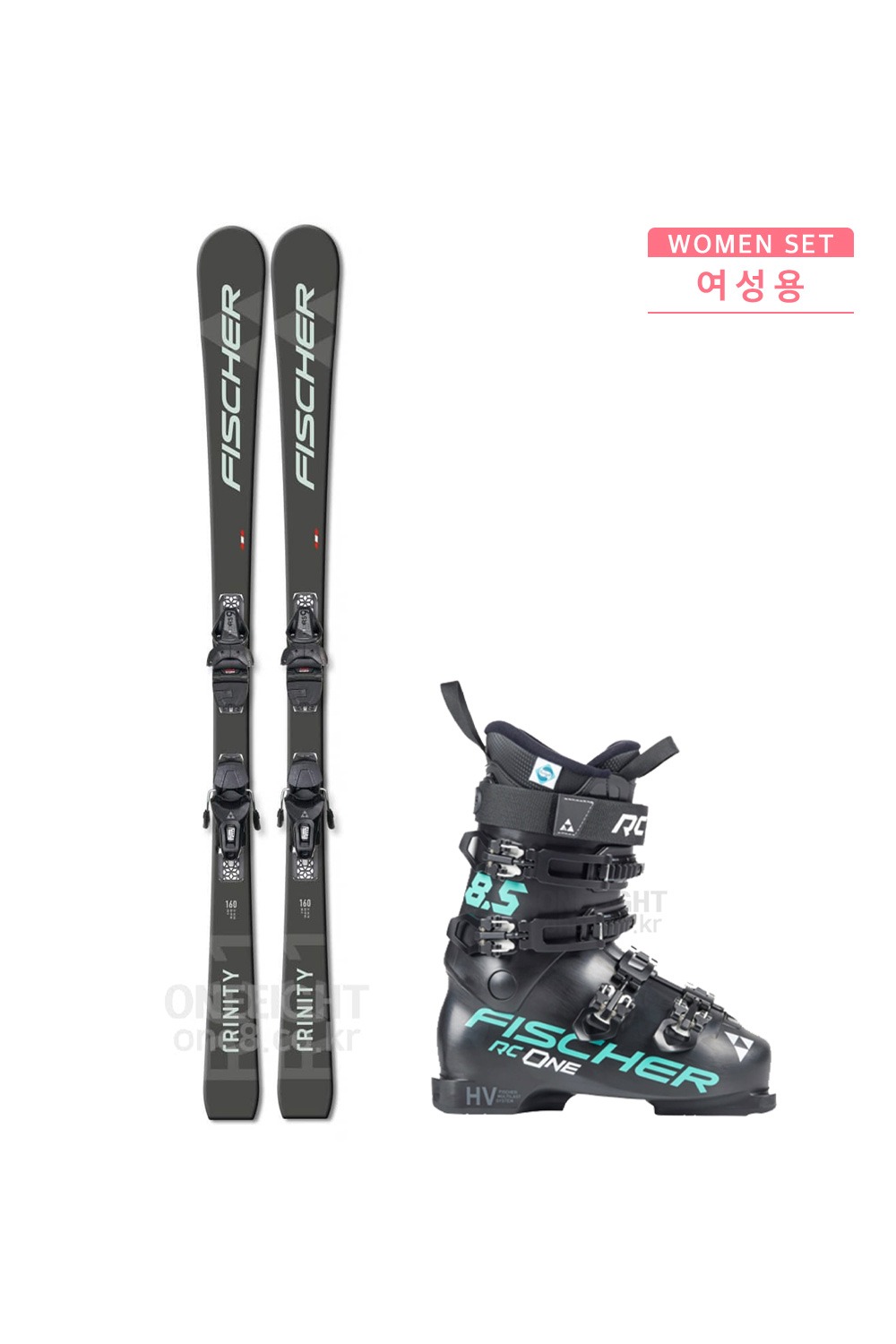 P019 피셔 여성 스키 세트