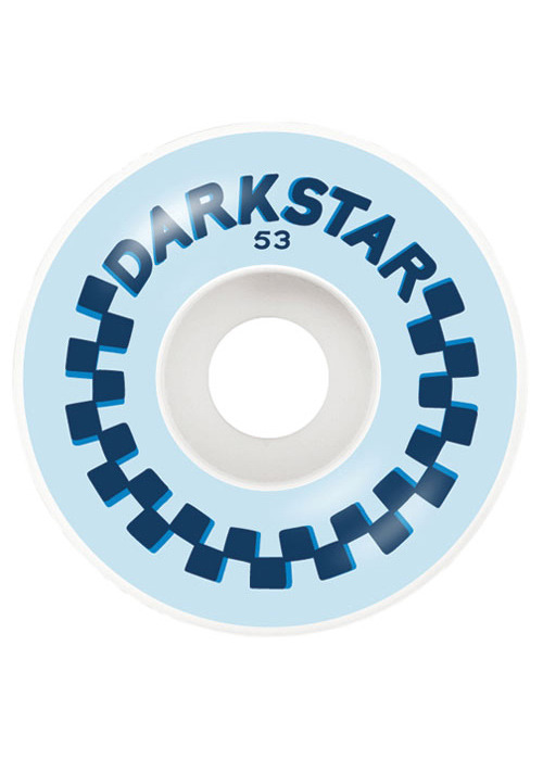 다크스타 스케이트보드 휠/DARKSTAR_CHECKER WHEELS (BLUE) 53MM/ZHD3008BU