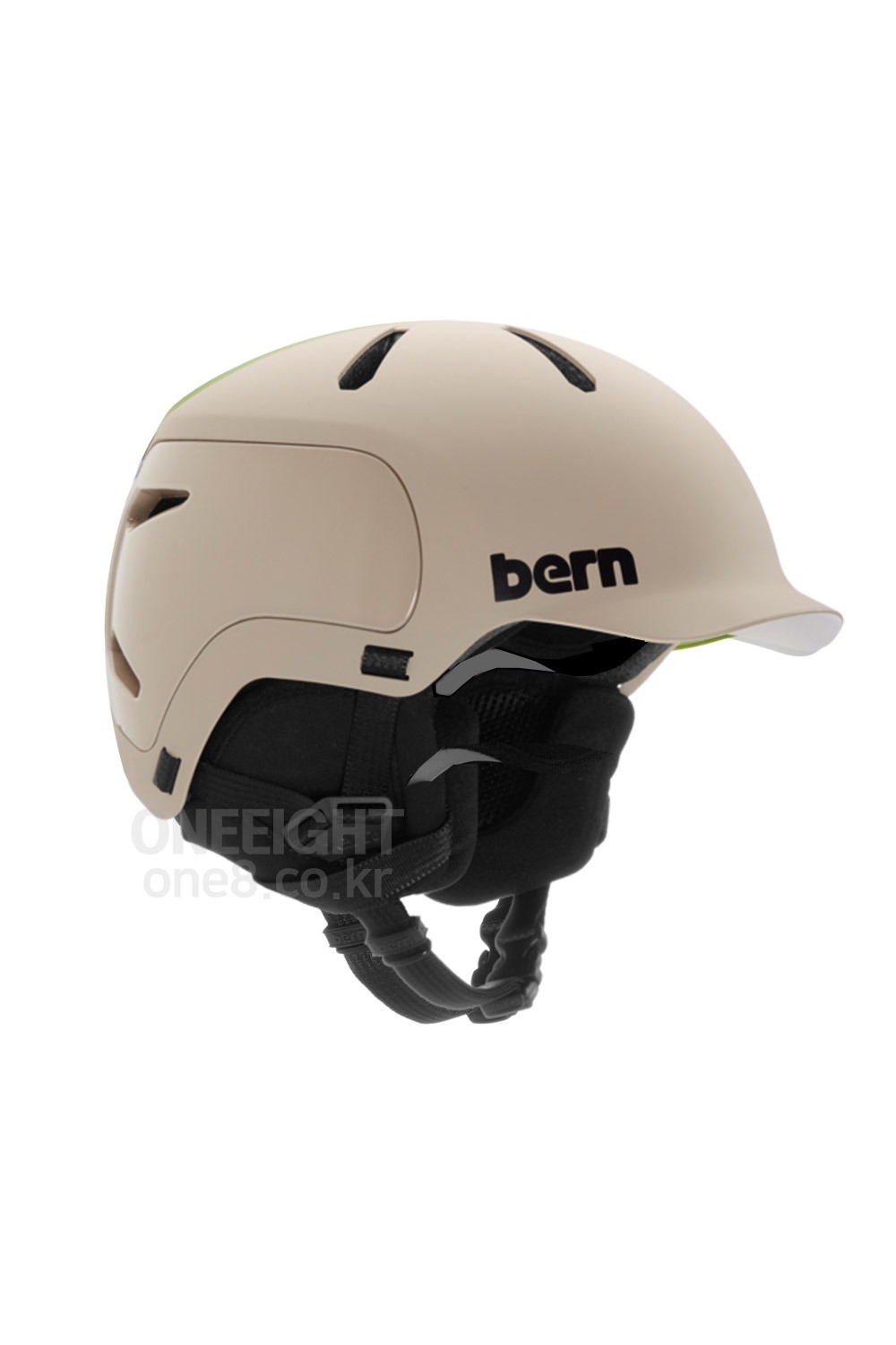 2122 번/베른 헬멧 와츠 2.0 아시안핏 2122 BERN_WATTS 2.0_MATTE SAND W/ BLACK LINER_DFBE103SN