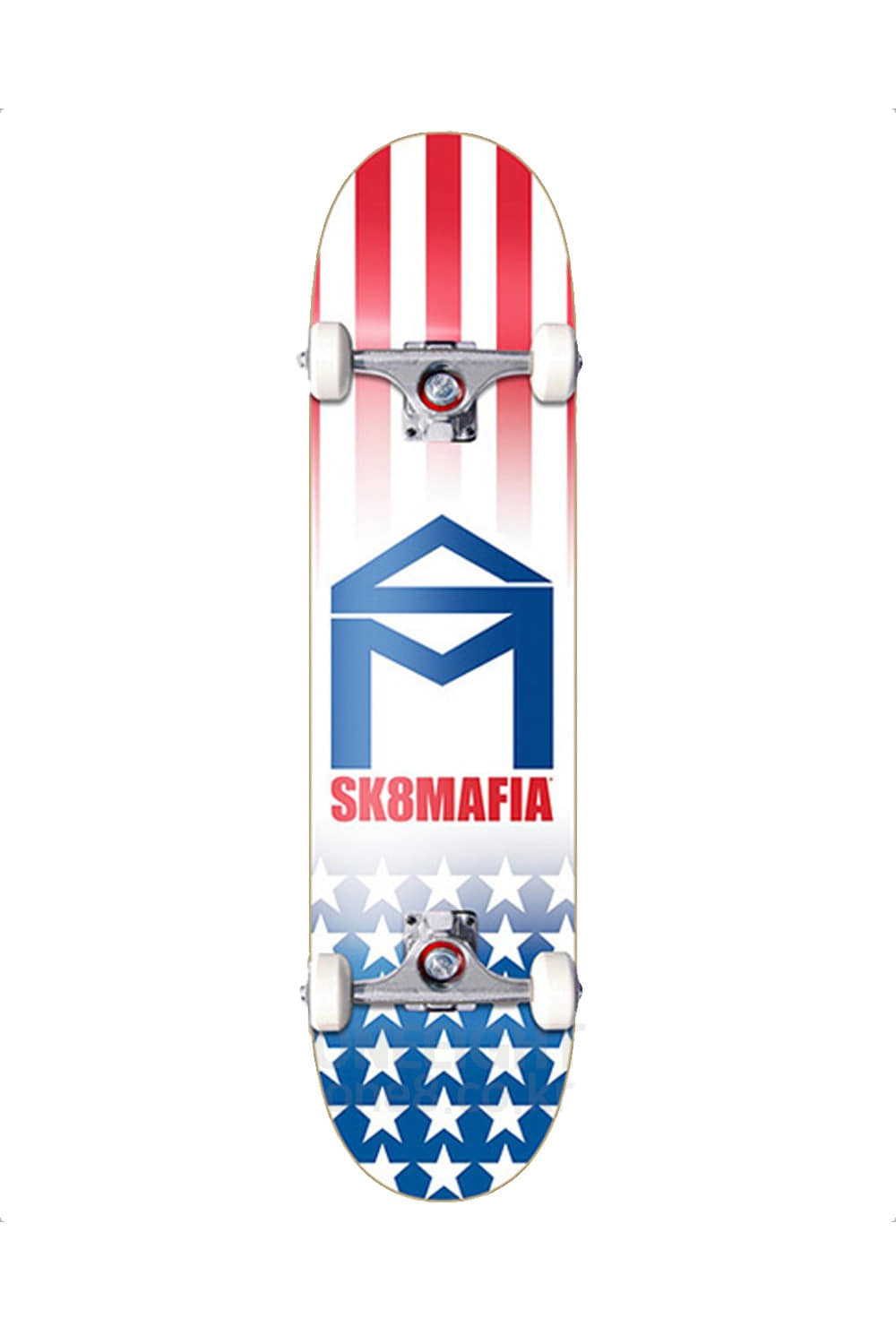스케잇마피아 하우스 로고 아메리카 스케이트보드 컴플릿  # / 7.87X31.75 SK8MAFIA HOUSE LOGO AMERICA COMPLETE