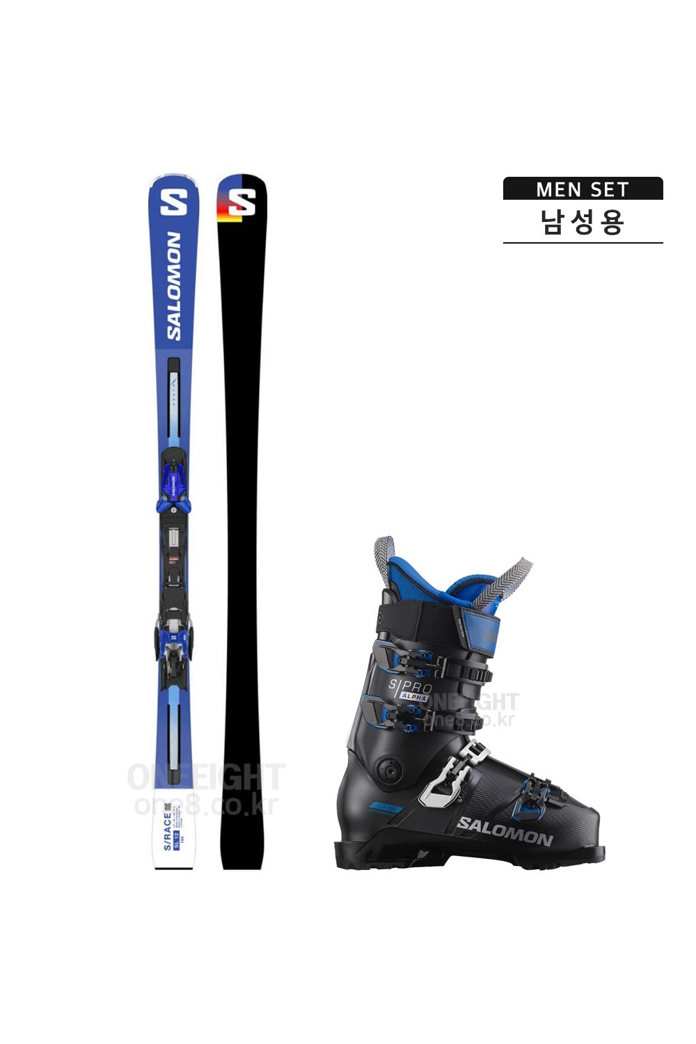 P024 살로몬 남성 스키 세트